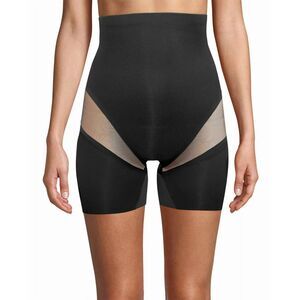 Nicole‎ Miller Scuba High Waisted Shaping Shorts Black Size Large NWT